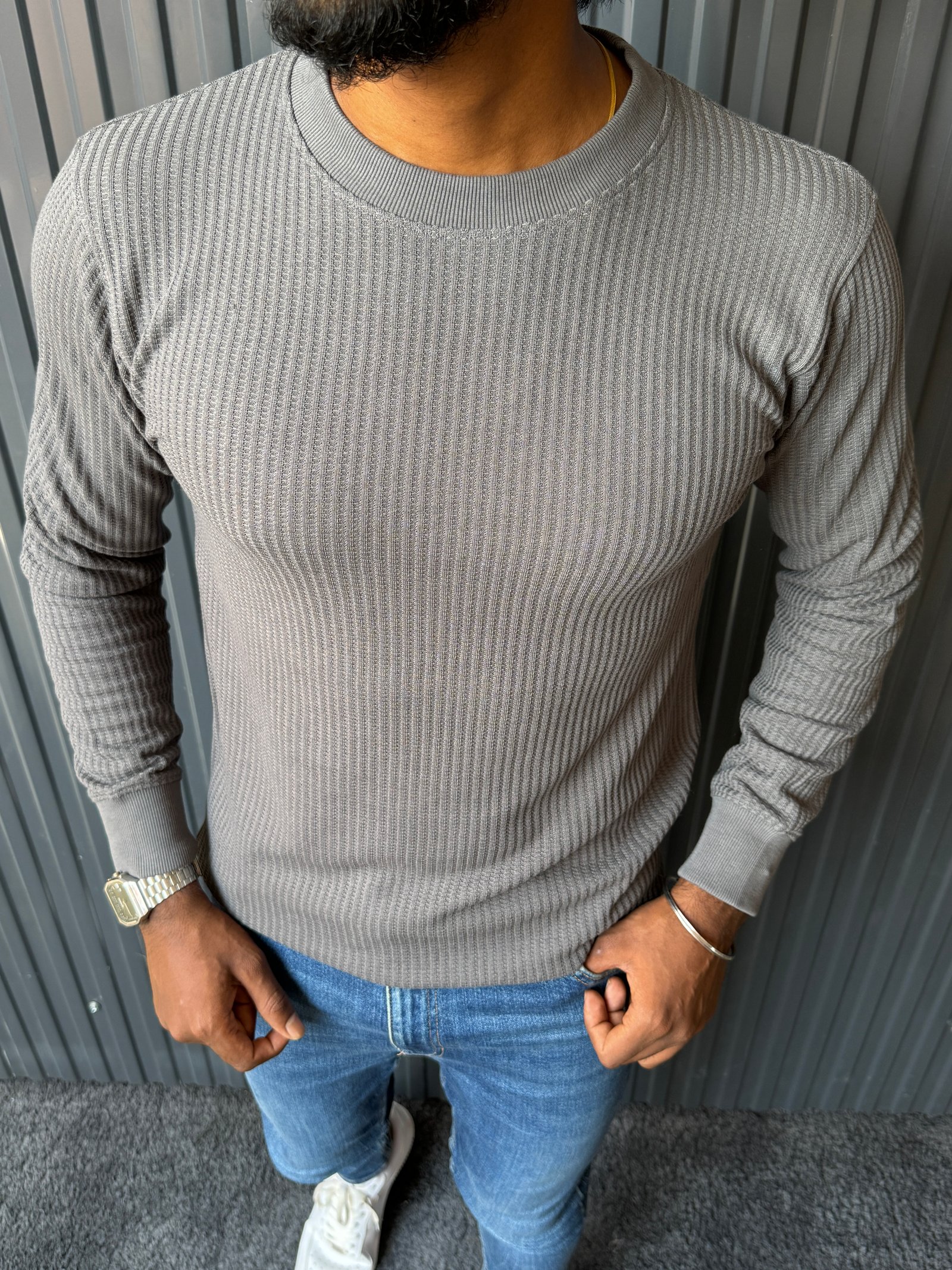 Dark Grey Sweatshirt WE001