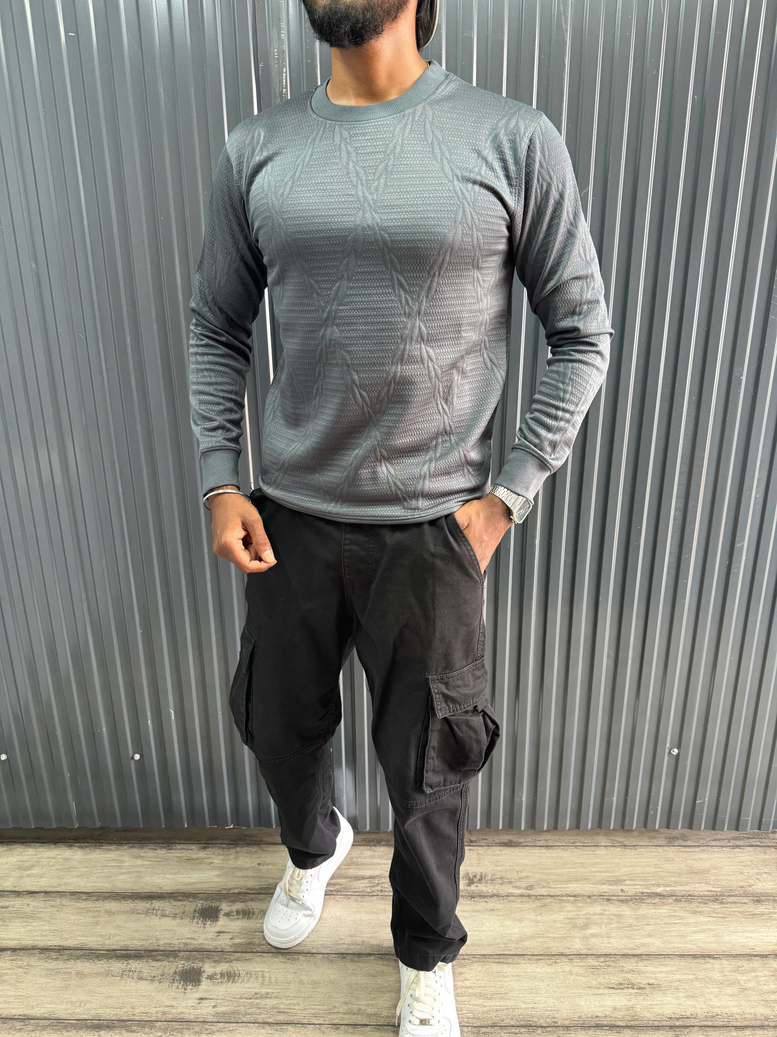 Dark Gray Sweatshirt WE002