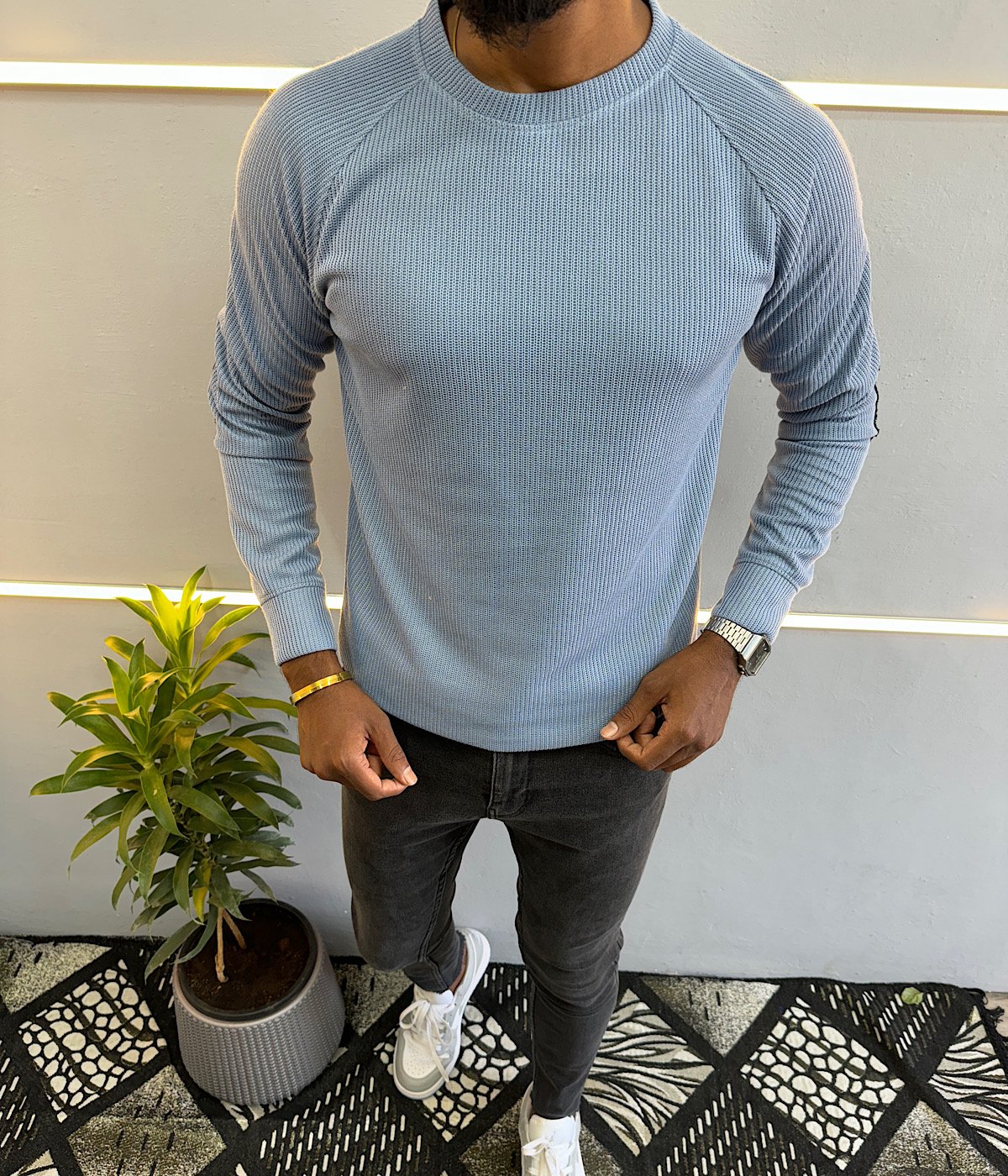 Slasher Blue Pullovers WE005