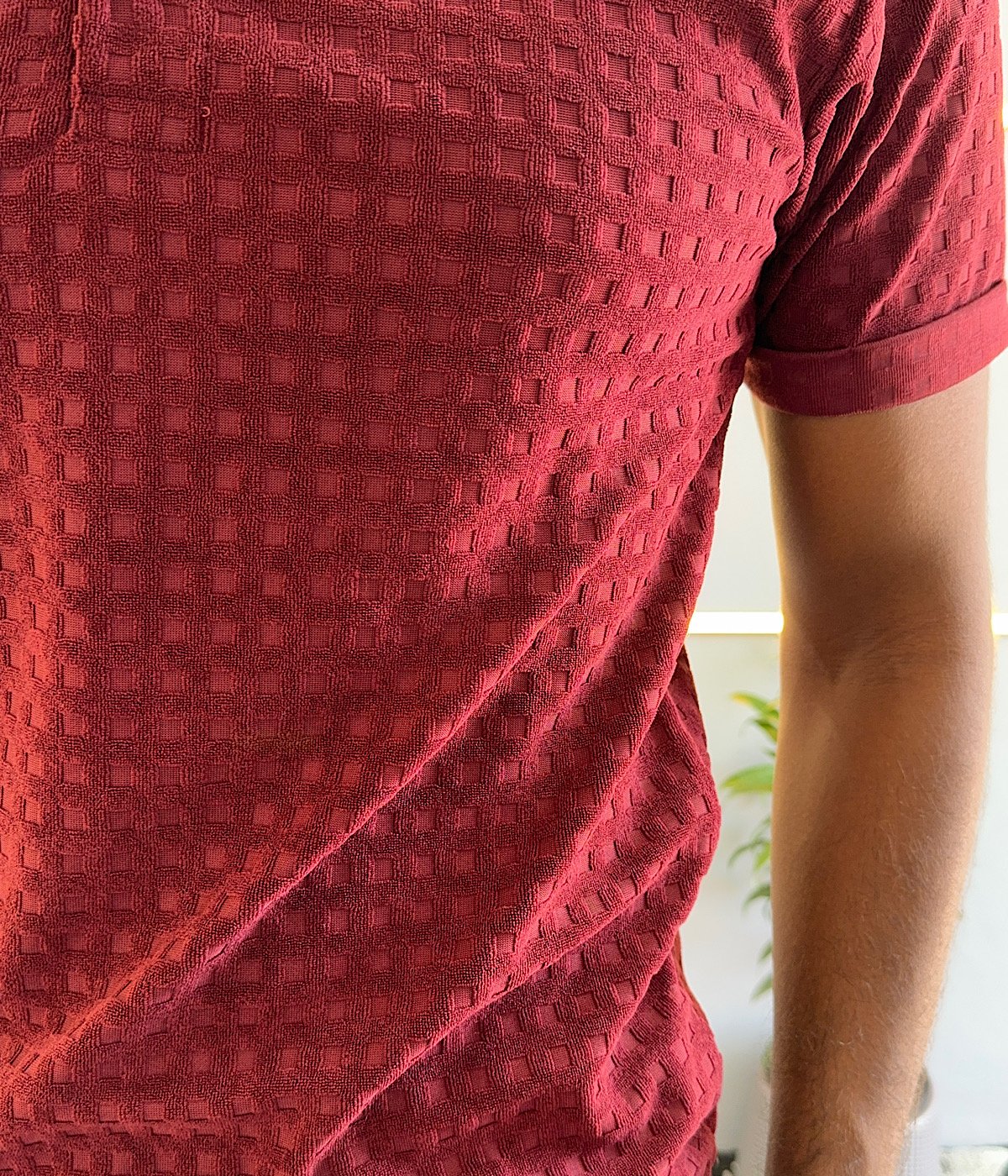 Maroon Polo T-Shirt WE006