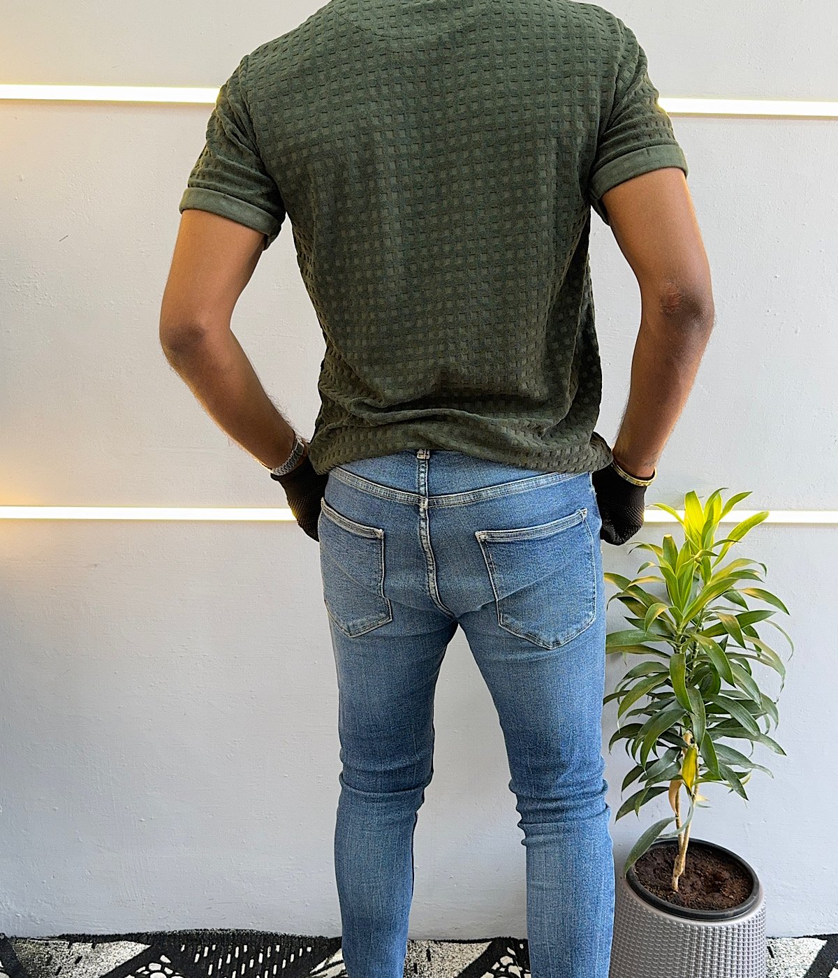 Olive Green Polo T-Shirt WE006